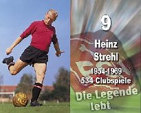Heinz Strehl – Rückennummer 9, 534 Clubspiele
