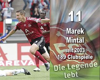 Marek Mintal – Rückennummer 11, 189 Clubspiele