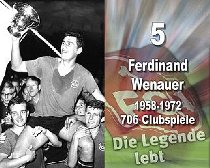 Ferdinand Wenauer – Rückennummer 5, 706 Clubspiele